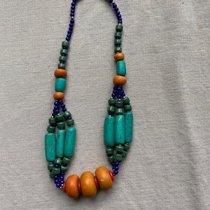 Colorful Artisan Beaded Necklace